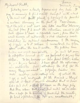 Letter from George to Ruth Mallory, 14 June 1916