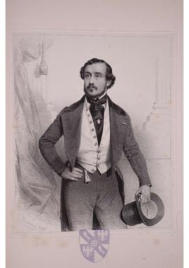 Portrait print of an unidentified male