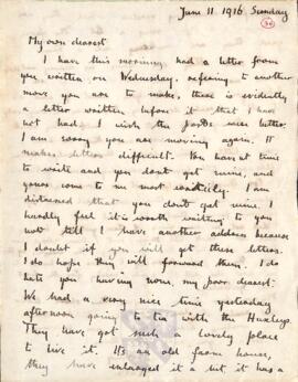 Letter from Ruth to George Mallory, 11 June 1916