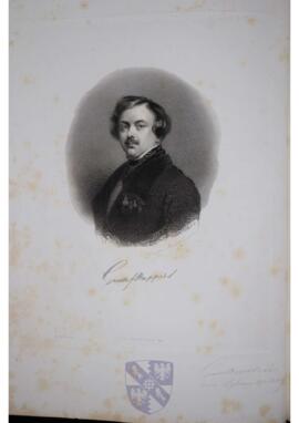 Portrait print of Baron Egide Charles Gustave Wappers