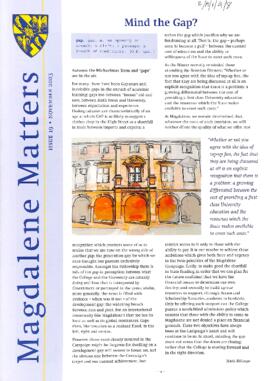 Magdalene Matters, November 2003