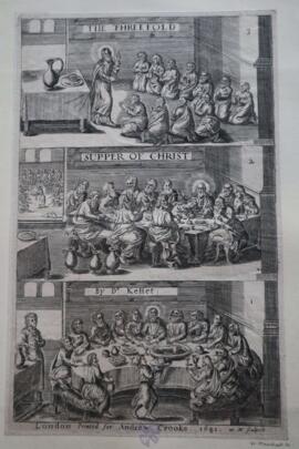 Title page for The threefold supper of Christ