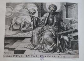 Luke the Evangelist writes his Gospel