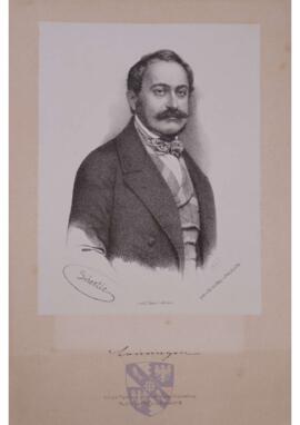 Portrait print of Carl Friedrich Wilhelm Emich, 3rd Prince of Leiningen