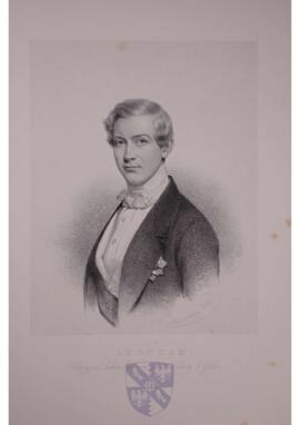 Portrait print of Prince Leopold of Saxe-Coburg-Gotha