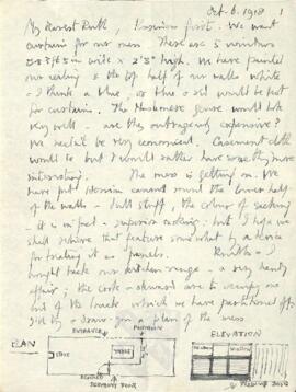 Letter from George to Ruth Mallory, 6 October 1918