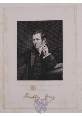 Portrait print of Sir Humphry Davy