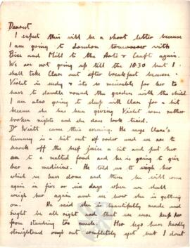 Letter from Ruth to George Mallory, c. 23 November 1916