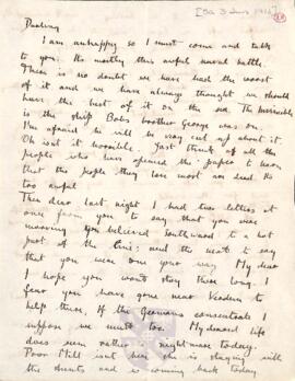 Letter from Ruth to George Mallory, c. 3 June 1916