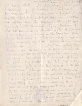 Letter from George to Ruth Mallory, 21 July 1916