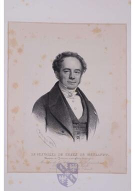 Portrait print of Barthélemy Théodore, Comte de Theux de Meylandt