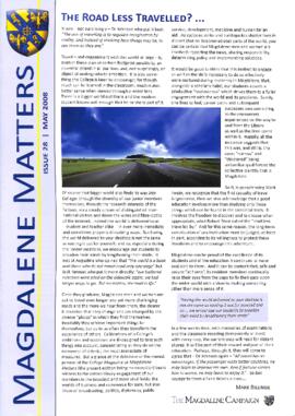 Magdalene Matters, May 2008