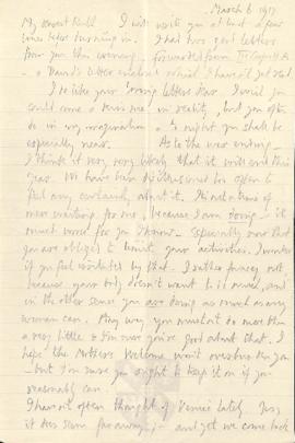 Letter from George to Ruth Mallory, 6-7 March 1917