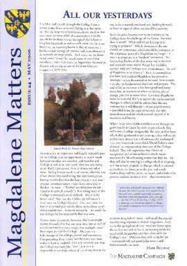 Magdalene Matters, May 2006