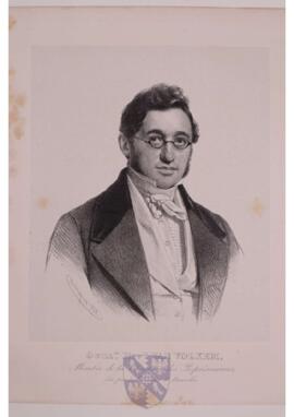 Portrait print of Guillaume Van Volxem
