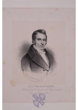 Portrait print of François-Joseph Verdussen