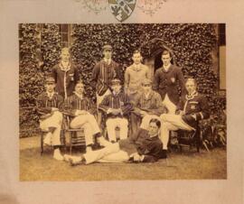 Photograph of the Cricket Team, 1905