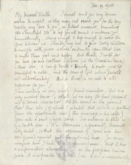 Letter from George to Ruth Mallory, 19 December 1918