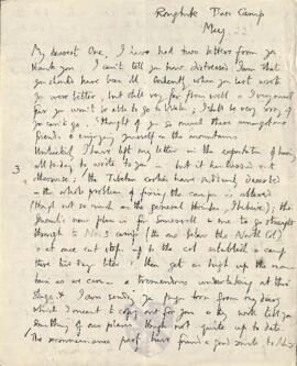 Letter from George to Ruth Mallory, 10 May 1922