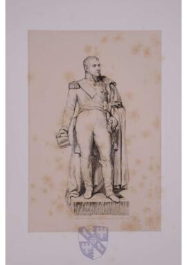 Portrait print of Augustin Daniel Belliard