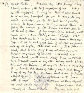 Letter from George Mallory to Ruth Turner, 14-15 May 1914