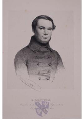 Portrait print of Léon Lecreps