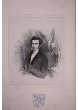 Portrait print of Adolphe Quetelet