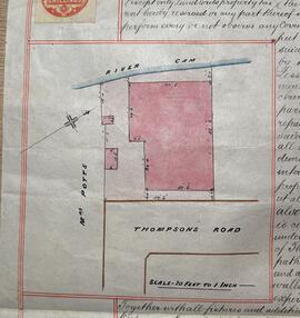 Lease of Sugar Factory in Thompson's Lane, 1891
