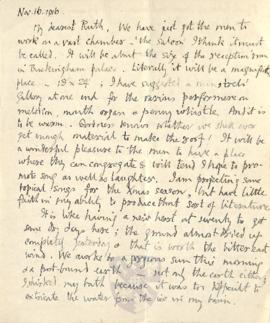 Letter from George to Ruth Mallory, 16 November 1916