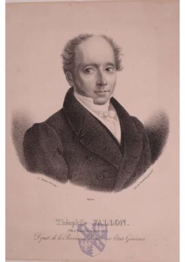 Portrait print of Théophile Fallon