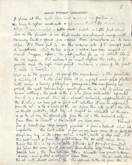 Letter from George to Ruth Mallory, 6 July 1921