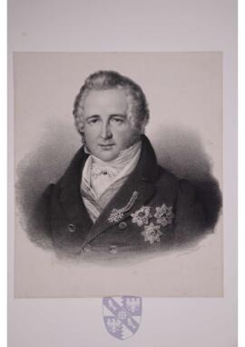 Portrait print of Prosper-Louis Arenberg, 7th Duke of Arenberg