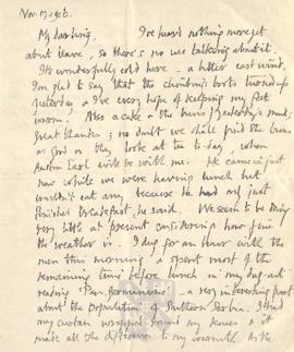 Letter from George to Ruth Mallory, 17 November 1916